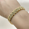 Stainless Steel Solid Bracelet, Polished, Golden Finish, 03.435.0007.2.08