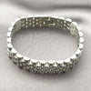 Stainless Steel Solid Bracelet, Polished, Steel Finish, 03.435.0008.08