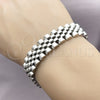 Stainless Steel Solid Bracelet, Polished, Steel Finish, 03.435.0008.08 (15 MM Thickness, 9 Inches Length)