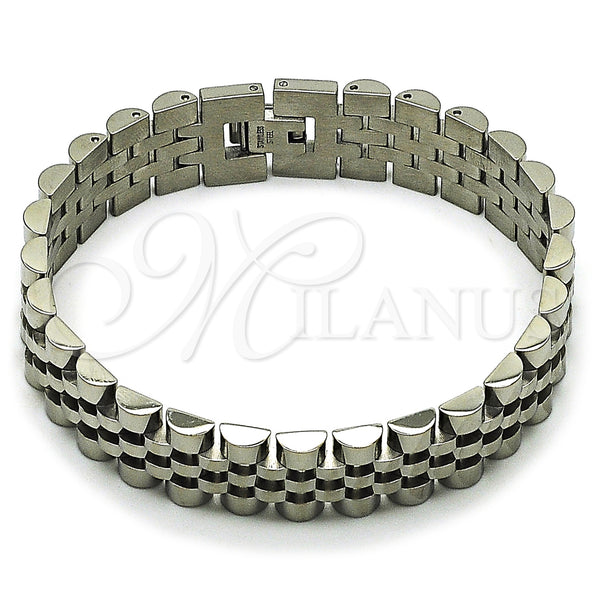 Stainless Steel Bracelet — Solid Bracelet Polished 03. 15 MM Thickness 9 — main product view — SKU 162221 | Acero Inoxidable brazalete — sólido Bracelet pulido 03. 15 MM Thickness 9 — SKU 162221