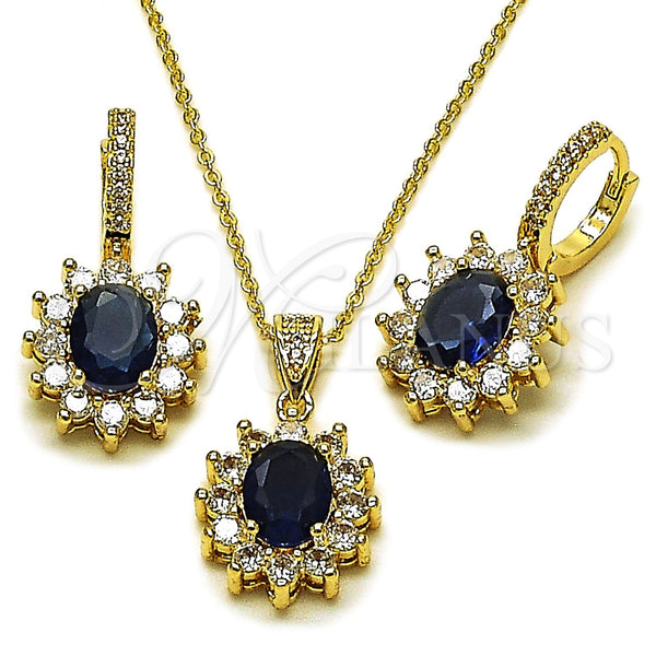 Gold Filled Ring — Earring and Pendant Adult Set Cluster Design with — main product view — SKU 162347 | Oro Laminado anillo — Earring and Pendant Adult Set Cluster diseño with — SKU 162347