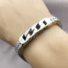 Stainless Steel Fancy Bracelet, Miami Cuban and Square Franco Design, Polished, Steel Finish, 03.439.0011.09