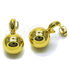 Gold Filled Ring — Stud Earring Ball and Hollow Design Polished 02. — alternate product view — SKU 162488 | Oro Laminado anillo — Stud Earring Ball and Hollow diseño pulido 02. — SKU 162488