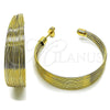 Oro Laminado Large Hoop, Gold Filled Style Polished, Golden Finish, 02.213.0879.50