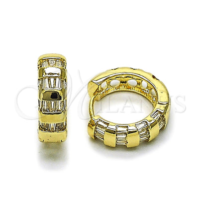 Gold Filled Gold-Filled Baguette Hoop Earrings 02.266.0051.20 for wholesale, main product view