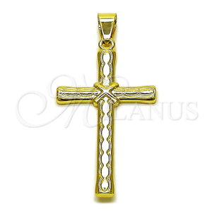 Gold Filled Pendant — Religious Pendant Cross Design Polished 05. — main product view — SKU 162595 | Oro Laminado dije — Religious Pendant cruz diseño pulido 05. — SKU 162595