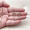 Oro Laminado Small Hoop, Gold Filled Style Diamond Cutting Finish, Golden Finish, 02.168.0037.10