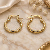 Oro Laminado Small Hoop, Gold Filled Style Diamond Cutting Finish, Golden Finish, 02.170.0577.20