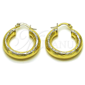 Gold Filled Hoop Earrings — Small Hoop Hollow Design Diamond Cutting 02. — main product view — SKU 162681 | Oro Laminado aretes de aro — aro pequeño Hollow diseño Diamond Cutting 02. — SKU 162681