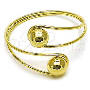 Gold Filled Jewelry — Individual Bangle Ball Design Polished 07. 40 MM — main product view — SKU 162707 | Oro Laminado joyería — Individual Bangle Ball diseño pulido 07. 40 MM — SKU 162707