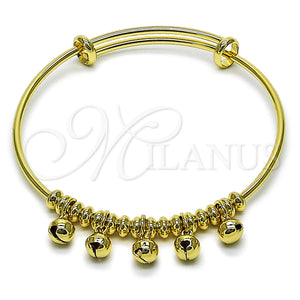 Gold Filled Jewelry — Individual Bangle Polished 07. 02 MM Thickness Size — main product view — SKU 162710 | Oro Laminado joyería — Individual Bangle pulido 07. 02 MM Thickness Size — SKU 162710