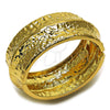 Oro Laminado Individual Bangle, Gold Filled Style Polished, Golden Finish, 07.307.0040.05 (30 MM Thickness, Size 5 (2.50 Diameter))