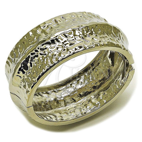 Rhodium Plated Individual Bangle, Polished, Rhodium Finish, 07.307.0040.1.05 (30 MM Thickness, Size 5 (2.50 Diameter))