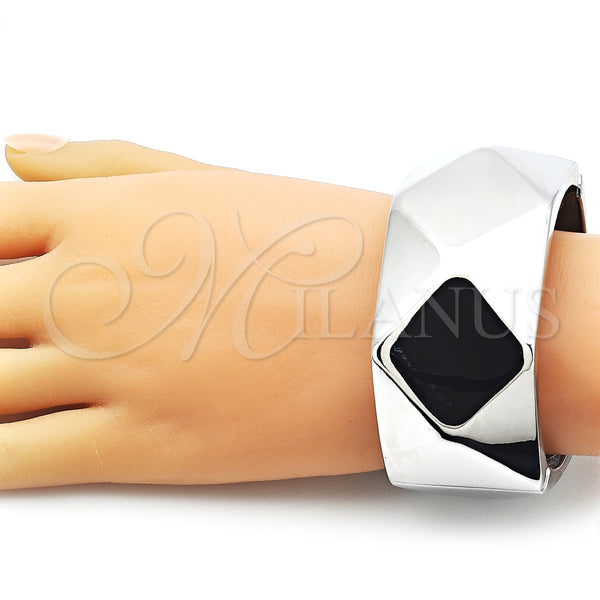 White Gold Filled Jewelry — Individual Bangle Polished 07. 35 MM Thickness Size — alternate product view — SKU 162786 | Oro Laminado Blanco joyería — Individual Bangle pulido 07. 35 MM Thickness Size — SKU 162786