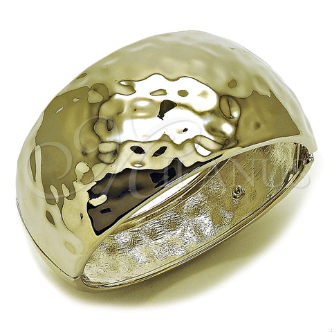 Rhodium Plated Individual Bangle, Polished, Rhodium Finish, 07.307.0043.1.05 (40 MM Thickness, Size 5 (2.50 Diameter))