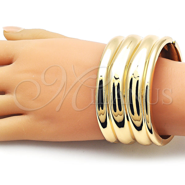 Gold Filled Jewelry — Individual Bangle Polished 07. 40 MM Thickness Size — alternate product view — SKU 162793 | Oro Laminado joyería — Individual Bangle pulido 07. 40 MM Thickness Size — SKU 162793