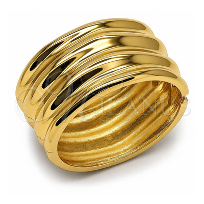 Oro Laminado Individual Bangle, Gold Filled Style Polished, Golden Finish, 07.307.0048.05 (40 MM Thickness, Size 5 (2.50 Diameter))
