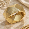 Oro Laminado Individual Bangle, Gold Filled Style Matte Finish, Golden Finish, 07.307.0050.05 (35 MM Thickness, Size 5 (2.50 Diameter))