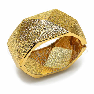 Oro Laminado Individual Bangle, Gold Filled Style Matte Finish, Golden Finish, 07.307.0050.05 (35 MM Thickness, Size 5 (2.50 Diameter))