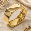 Oro Laminado Individual Bangle, Gold Filled Style Polished, Golden Finish, 07.307.0056.04 (24 MM Thickness, Size 4 (2.25 Diameter))