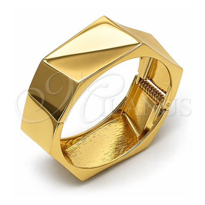 Oro Laminado Individual Bangle, Gold Filled Style Polished, Golden Finish, 07.307.0056.04 (24 MM Thickness, Size 4 (2.25 Diameter))