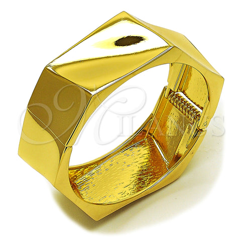 Oro Laminado Individual Bangle, Gold Filled Style Polished, Golden Finish, 07.307.0056.04 (24 MM Thickness, Size 4 (2.25 Diameter))