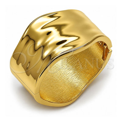Oro Laminado Individual Bangle, Gold Filled Style Polished, Golden Finish, 07.307.0058.05 (40 MM Thickness, Size 5 (2.50 Diameter))