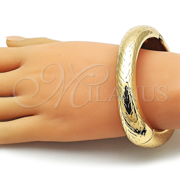 Gold Filled Jewelry — Individual Bangle Diamond Cutting 07. 23 MM Thickness — alternate product view — SKU 162805 | Oro Laminado joyería — Individual Bangle Diamond Cutting 07. 23 MM Thickness — SKU 162805