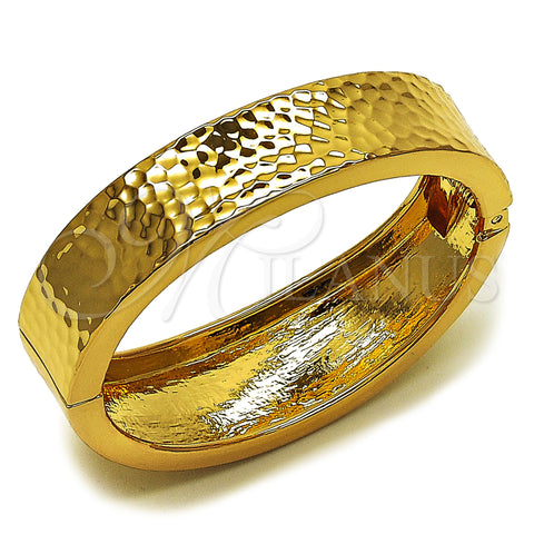 Oro Laminado Individual Bangle, Gold Filled Style Polished, Golden Finish, 07.307.0061.05 (22 MM Thickness, Size 5 (2.50 Diameter))