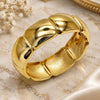Oro Laminado Individual Bangle, Gold Filled Style Polished, Golden Finish, 07.307.0062.05 (21 MM Thickness, Size 5 (2.50 Diameter))