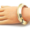 Oro Laminado Individual Bangle, Gold Filled Style Polished, Golden Finish, 07.307.0064.05 (22 MM Thickness, Size 5 (2.50 Diameter))