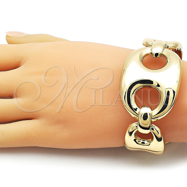 Gold Filled Jewelry — Individual Bangle Puff Mariner Design Polished 07. 35 — alternate product view — SKU 162813 | Oro Laminado joyería — Individual Bangle Puff Mariner diseño pulido 07. 35 — SKU 162813