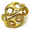 Oro Laminado Individual Bangle, Gold Filled Style Puff Mariner Design, Polished, Golden Finish, 07.307.0068.05 (35 MM Thickness, Size 5 (2.50 Diameter))