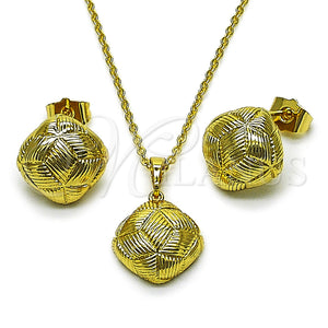 Gold Filled Ring — Earring and Pendant Adult Set Diamond Cutting 10. — main product view — SKU 162831 | Oro Laminado anillo — Earring and Pendant Adult Set Diamond Cutting 10. — SKU 162831