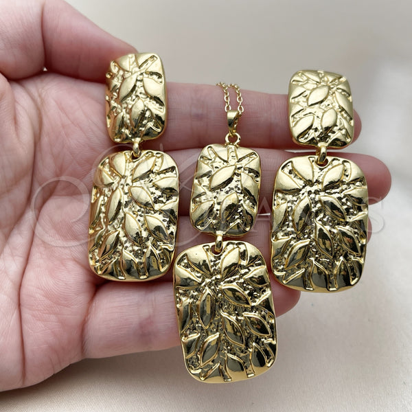 Gold Filled Ring — Earring and Pendant Adult Set Polished 10. — alternate product view — SKU 162834 | Oro Laminado anillo — Earring and Pendant Adult Set pulido 10. — SKU 162834