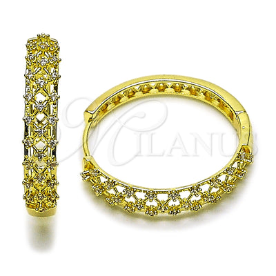 Argollas de Oro Laminado 02.204.0064.30 por Mayoreo, vista principal del producto
