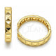 Argolla Huggie 02.237.0048.35 Oro Laminado, Diamantado, Tono Dorado