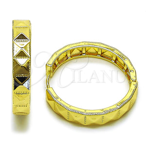 Gold Filled Hoop Earrings — Huggie Hoop Diamond Cutting 02. — main product view — SKU 162867 | Oro Laminado aretes de aro — Huggie Hoop Diamond Cutting 02. — SKU 162867