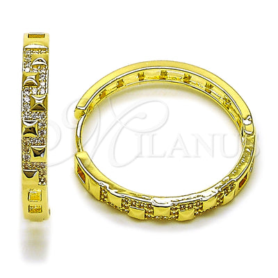 Argollas de Oro Laminado 02.237.0052.30 por Mayoreo, vista principal del producto