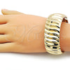 Oro Laminado Individual Bangle, Gold Filled Style Polished, Golden Finish, 07.215.0019.04 (25 MM Thickness, Size 4 (2.25 Diameter))