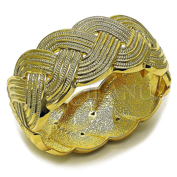 Gold Filled Jewelry — Individual Bangle Twist Design Diamond Cutting 07. 30 — main product view — SKU 162909 | Oro Laminado joyería — Individual Bangle Twist diseño Diamond Cutting 07. 30 — SKU 162909