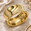Oro Laminado Individual Bangle, Gold Filled Style Polished, Golden Finish, 07.215.0022.04 (35 MM Thickness, Size 4 (2.25 Diameter))
