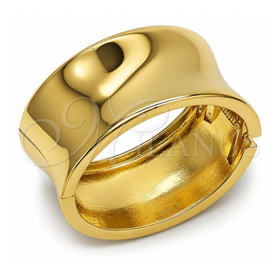 Oro Laminado Individual Bangle, Gold Filled Style Polished, Golden Finish, 07.215.0022.04 (35 MM Thickness, Size 4 (2.25 Diameter))