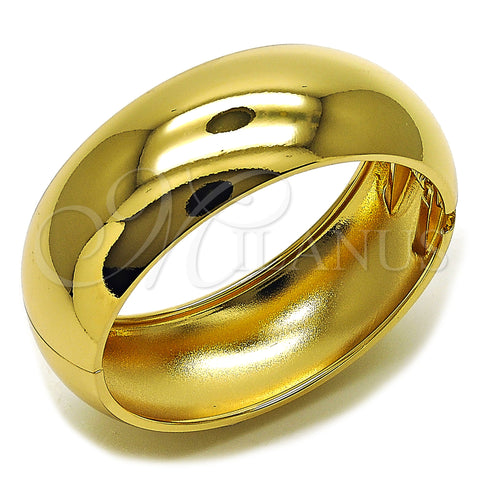Oro Laminado Individual Bangle, Gold Filled Style Polished, Golden Finish, 07.215.0029.04 (25 MM Thickness, Size 4 (2.25 Diameter))