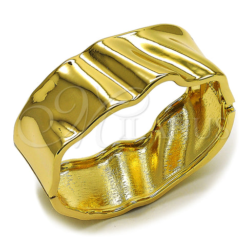 Oro Laminado Individual Bangle, Gold Filled Style Polished, Golden Finish, 07.215.0031.05 (25 MM Thickness, Size 5 (2.50 Diameter))