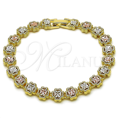 Pulsera de Oro Laminado 03.196.0029.07 por Mayoreo, vista principal del producto