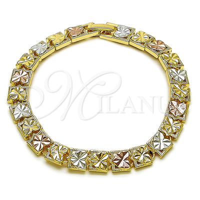 Pulsera de Oro Laminado 03.196.0030.07 por Mayoreo, vista principal del producto