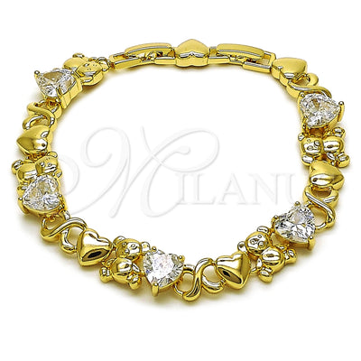 Dorado Oro Laminado Pulsera, vista principal del producto por Mayoreo, vista principal del producto