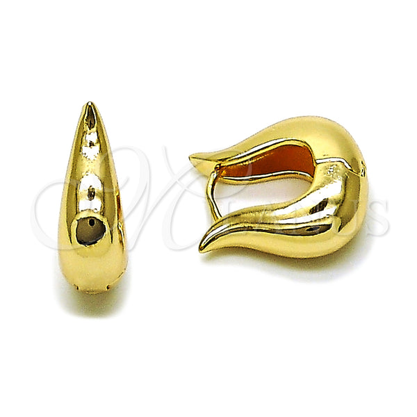 Gold Filled Hoop Earrings — Huggie Hoop Polished 02. — main product view — SKU 163150 | Oro Laminado aretes de aro — Huggie Hoop pulido 02. — SKU 163150