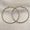 Oro Laminado Large Hoop, Gold Filled Style Diamond Cutting Finish, Golden Finish, 02.213.0904.60